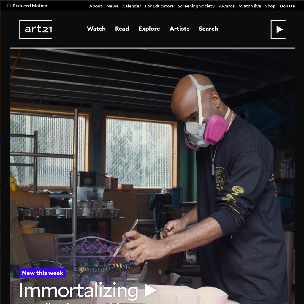 Art21 Website Graphic