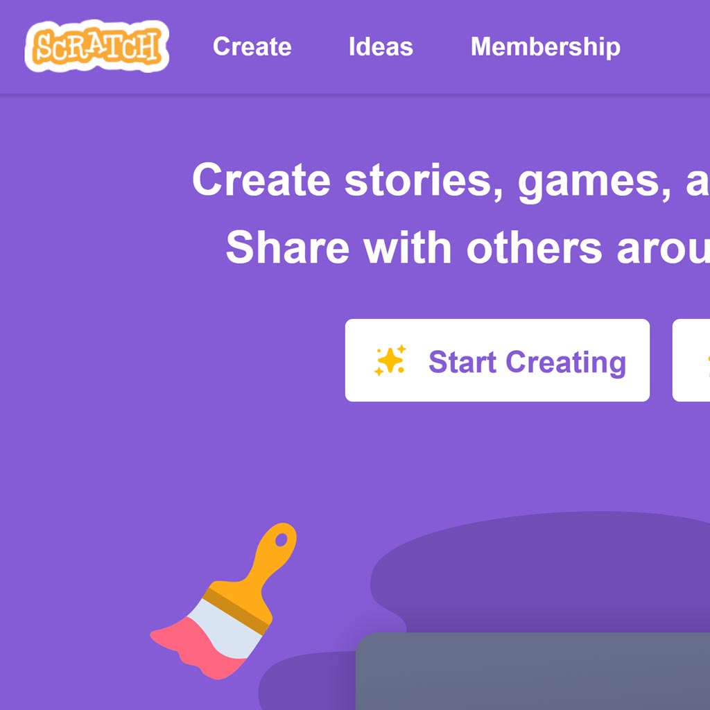 Scratch MIT Website Graphic